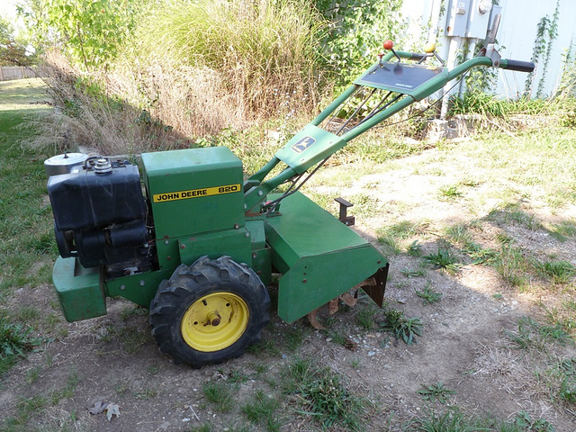 John Deere 820 rear tine tiller | Flickr - Photo Sharing!