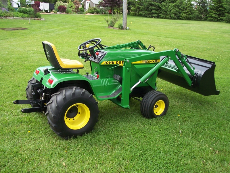 JD 400 with loader | John Deere lawn and garden ...