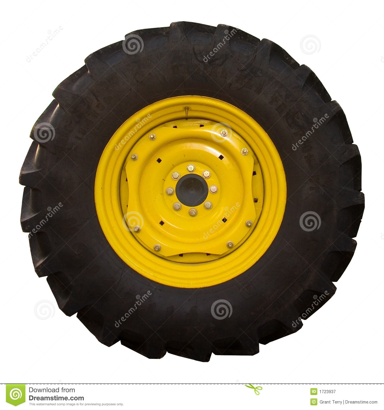 Tractor Tire Royalty Free Stock Photography - Image: 1723937