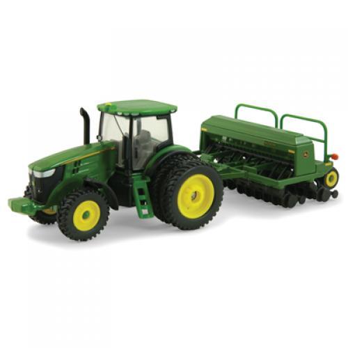 Ertl John Deere 1/64 7215R with Grain Drill | eBay