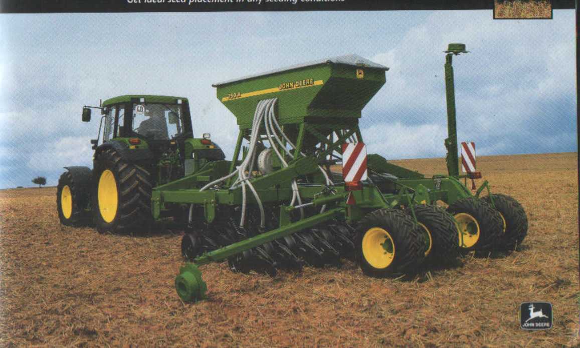 John Deere Seed Drills 740A & 750A Brochure