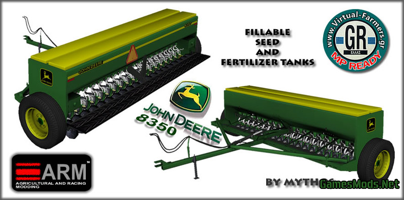 John Deere 8350 Grain Drill » GamesMods.net - FS17, CNC ...