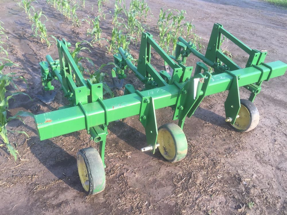 JOHN DEERE 2 ROW CROP FIELD GARDEN FOOD PLOT CULTIVATOR 3 ...