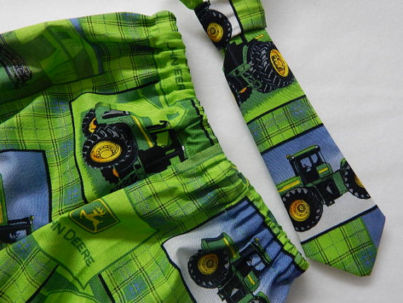 john deere green diaper cover with matching by ...