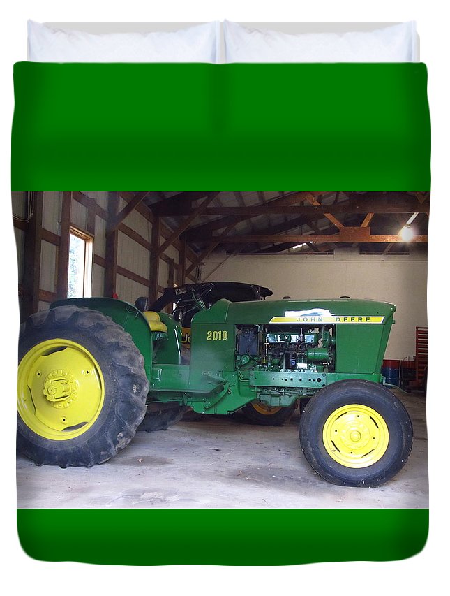 John Deere Tractor Queen (88 x 88) Duvet Cover by Robert ...