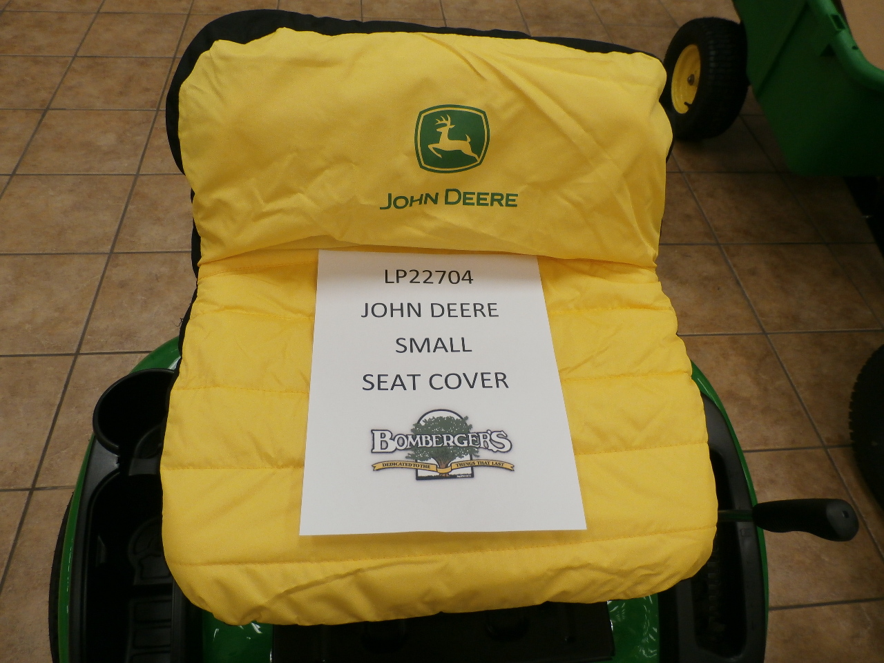 John Deere small seat cover 11 inch LP22704