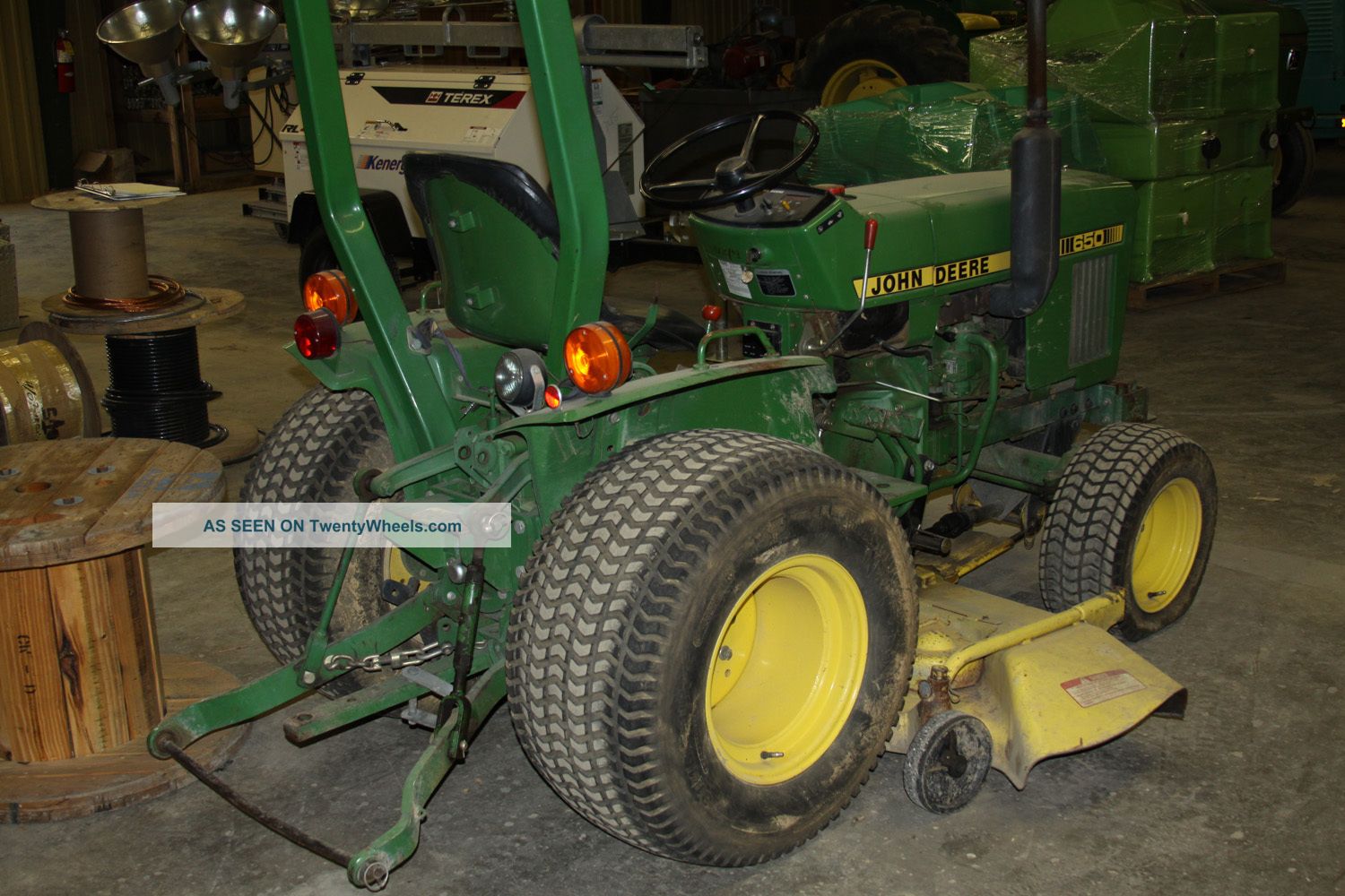 [item 7] John Deere Lawn Tractor 650 2wd, 18 Hp Diesel