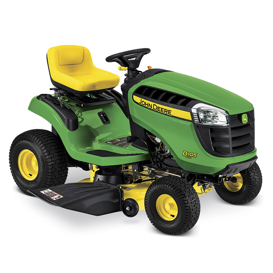 Shop John Deere D105 17.5-HP Automatic 42-in Riding Lawn ...