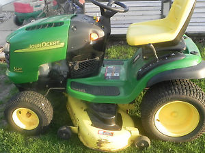 John Deere L120 20 HP 48 034 Cut Riding Lawn Tractor Mower ...