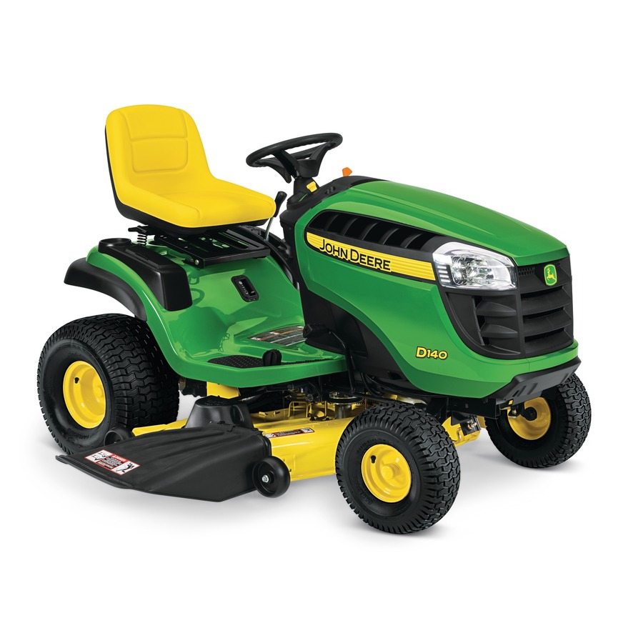 Shop John Deere D140 22-HP V-Twin Hydrostatic 48-in Riding ...