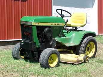Used Farm Tractors for Sale: 312 John Deere Garden Tractor ...