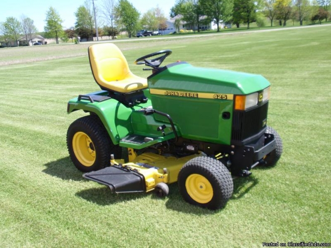 425 JOHN DEERE LAWN MOWER - Price: $3500 in Defiance, Iowa ...