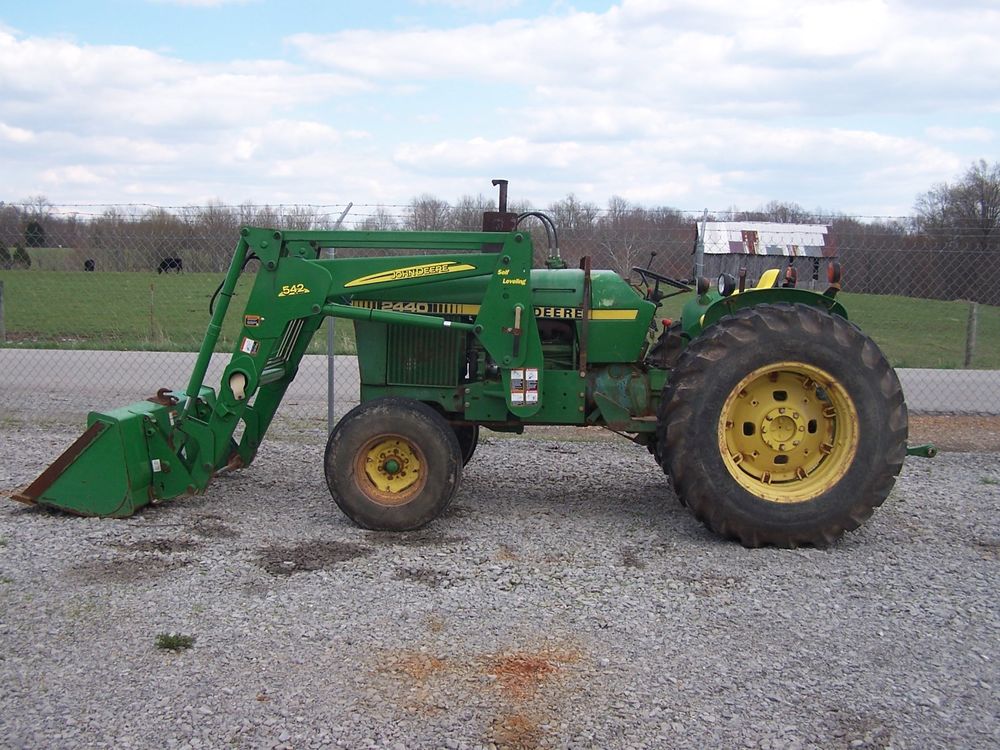 JOHN DEERE 2440 2WD TRACTOR WITH JD 542SL LOADER EXC COND ...