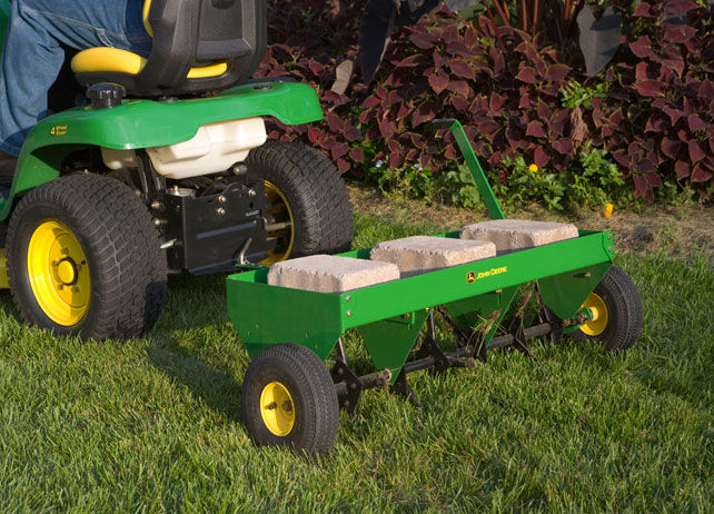 John Deere 40-inch Plug Aerator Yard & Lawn Care Riding ...