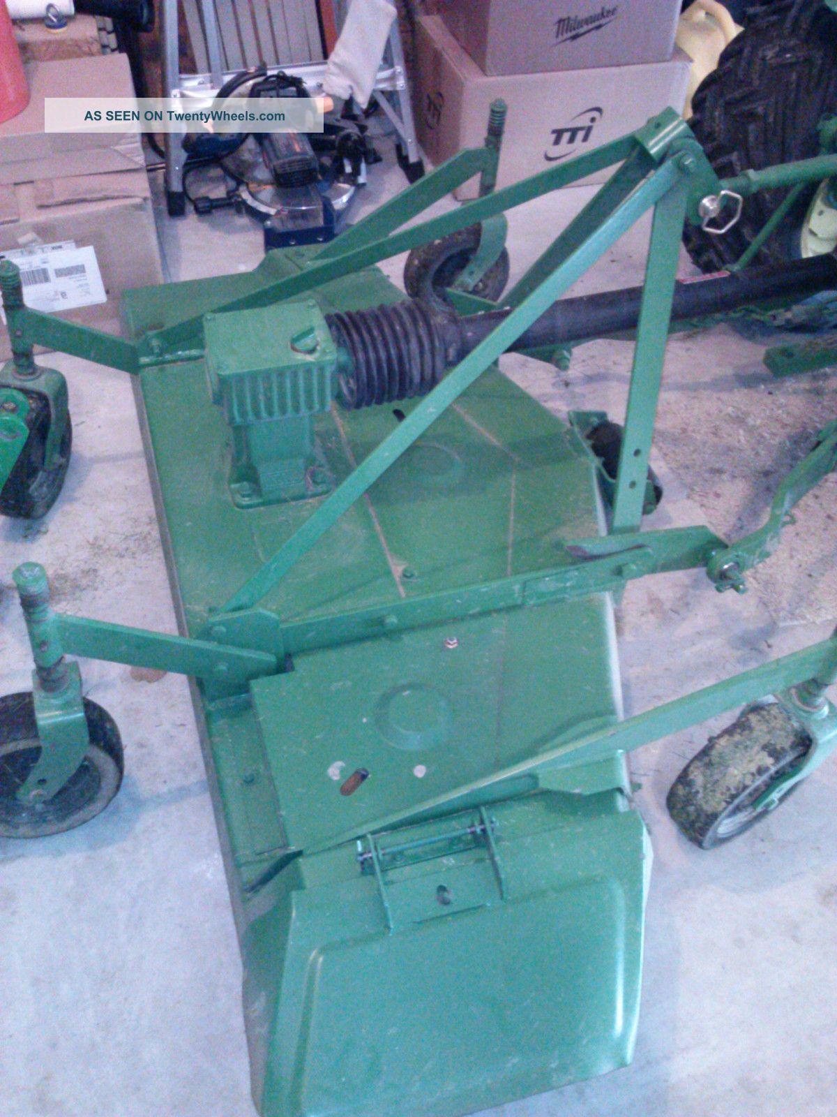 John Deere 650 Diesel Tractor With Attachments