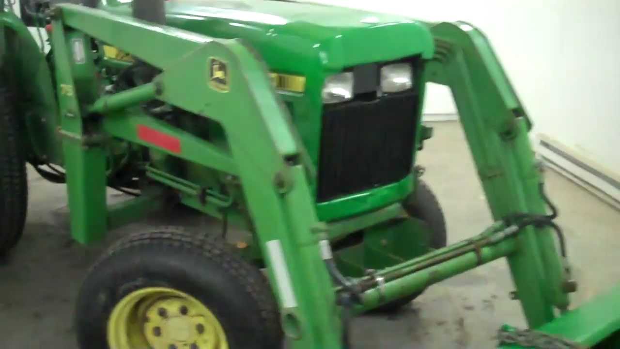 SOLD MN! 1986 John Deere 850 compact tractor and loader ...
