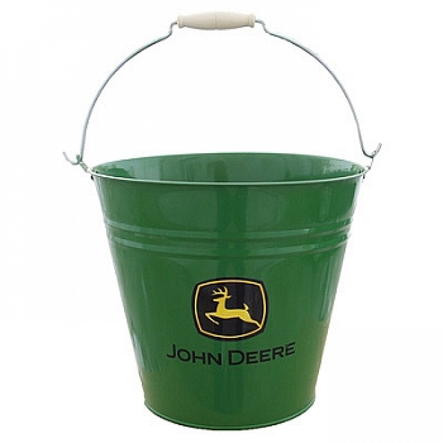 John Deere 11 Green Metal Bucket | RunGreen.com