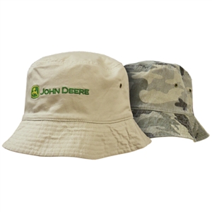 John Deere Men's Camo Reversible Bucket Hat | WeGotGreen.com