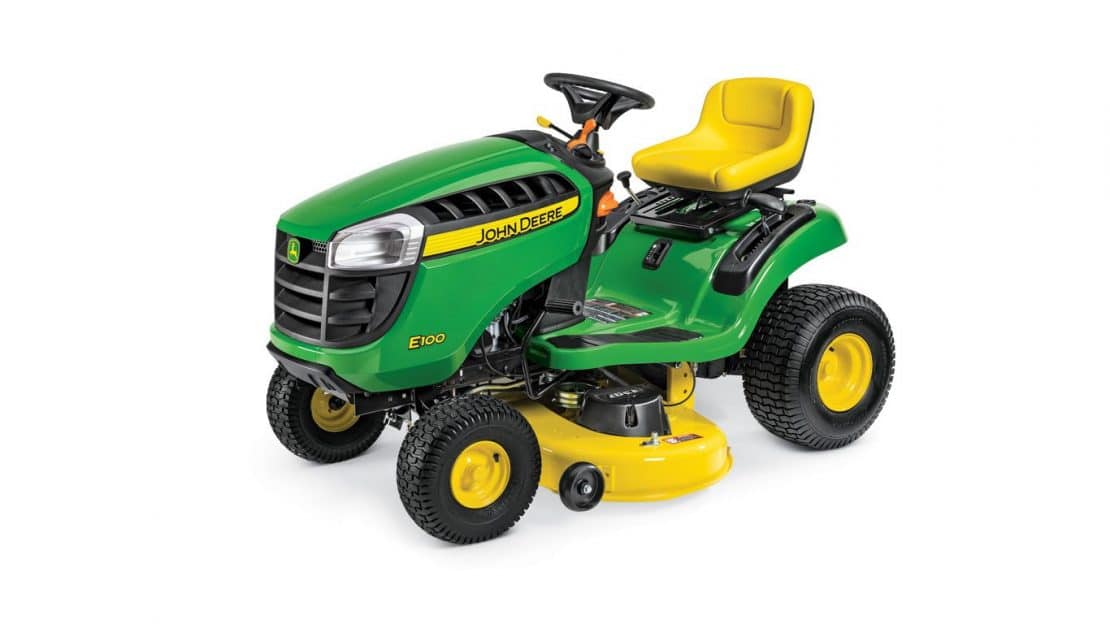 2018 John Deere E100 Series Lawn Tractor Review ...