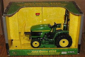 John-Deere-4310-Tractor-w-ROPS-Snowthrower-Mower-Deck-1-16-Ertl-Toy ...