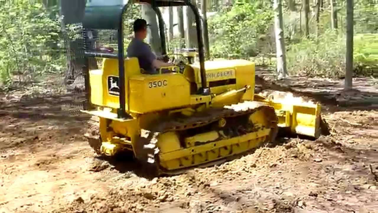 1976 John Deere 350 C Crawler Dozer - YouTube