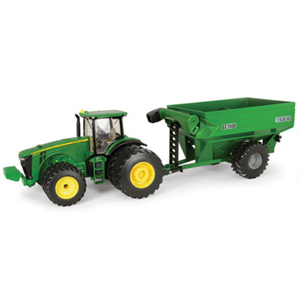 John Deere 1:32 scale 8260R Tractor with Grain Cart Toy - 45482