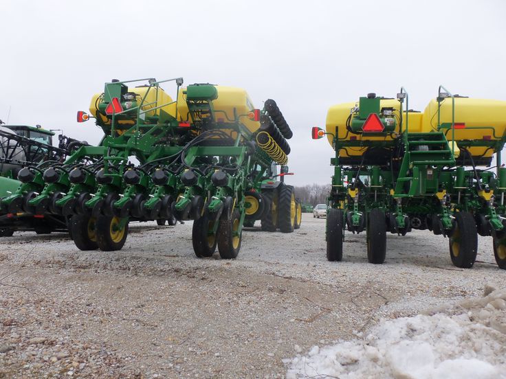 New John Deere corn planters.24 row ExactEmerge 1795 on left & 24 row ...