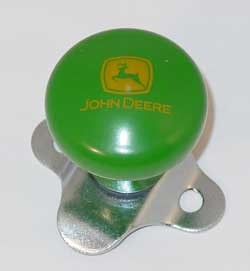 ... Deere Accessories > John Deere Steering Wheel Spinner Knob - 2000 Logo