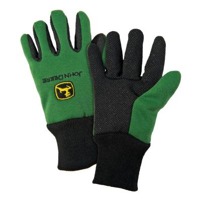 John Deere Cotton Jersey Youth Light-Duty Grip Gloves-JD00002/Y - The ...