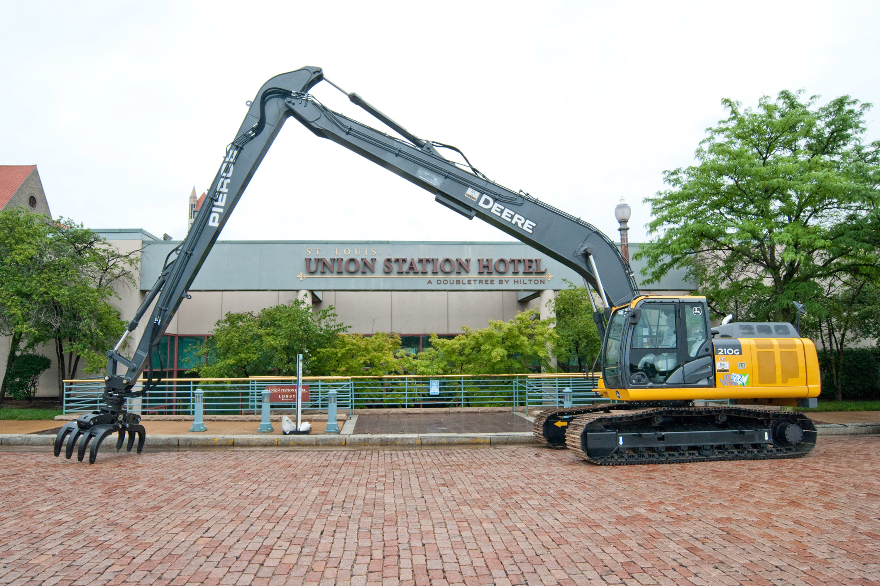 The John Deere 210G LC excavator created specifically for Living Lands ...