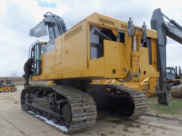 John Deere 870G LC excavator | JD construction equipment | Pinterest