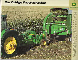 Details about JOHN DEERE TRACTOR PULL TYPE FORAGE HARVESTERS 3955 3975 ...