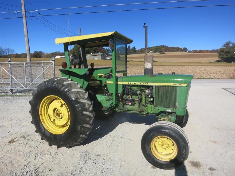 1975 JOHN DEERE 2630 TRACTOR, WIDE FRONT, 70 HP PTO,2 ...