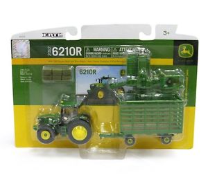 64TH JOHN DEERE 6210 WITH BALER & THROW WAGON TBE45439 45439 | eBay