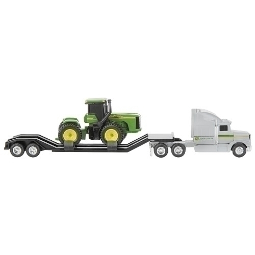 64 Scale John Deere - Farm Hauler Semi With 4wd Tractor - Ertl by ...