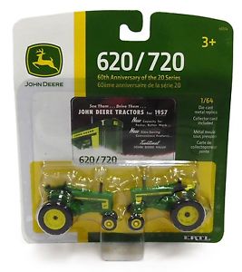 2016 ERTL 1:64 JOHN DEERE Model 620 & 720 *60th Anniversary SET* NIP ...