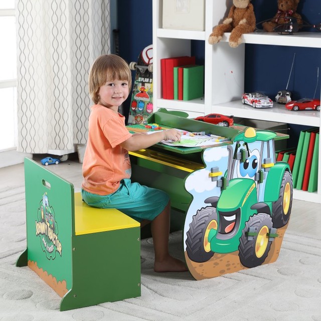 John Deere Johnny Tractor Activity Table and Chair Set - 2376 ...