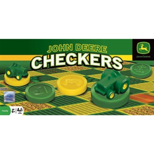 John Deere Checkers Collectors Game Set | WeGotGreen.com