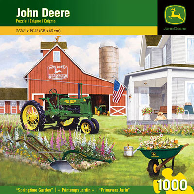 John Deere Springtime Garden 1000 Piece Puzzle