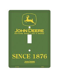 Joh Deere NOTHING RUNS LIKE A DEERE Metal Lightswitch Cover $6.99