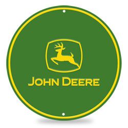 John Deere 2000 Logo Metal Sign | John Deere stuff I want to get | Pi ...