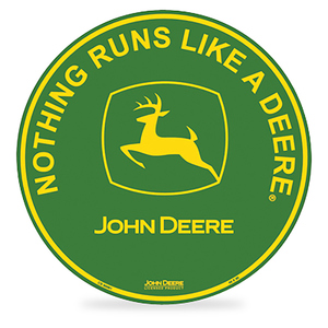John Deere 2000 Logo Metal Sign