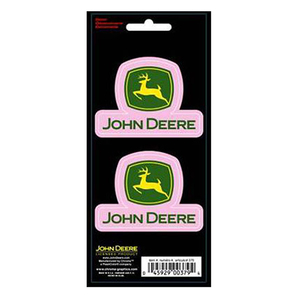 John Deere Stacked Logo Decals