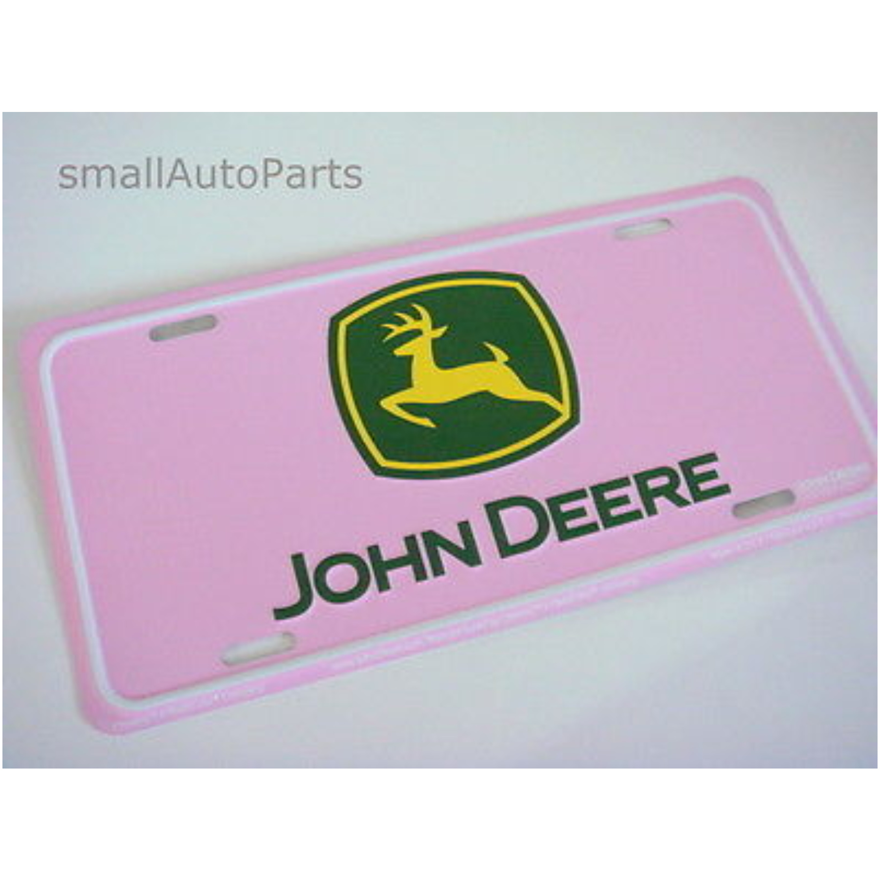 ... -Graphics Aluminum License Plate - Pink John Deere - Pricefalls.com