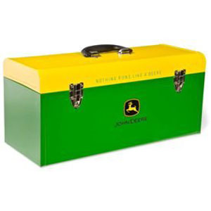 John Deere 20-inch Green and Yellow Hand Carry Toolbox - HR-20HB-2
