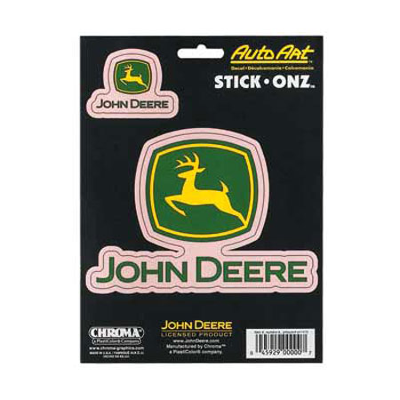 John Deere Pink Stick Onz Decal Sheet - JD04154