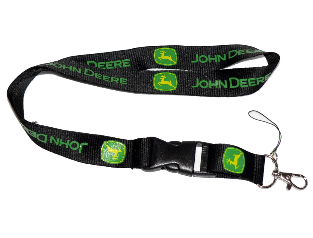 John Deere Key Chain Lanyard Phone Strap Neck Pass Logo Keychain ID ...