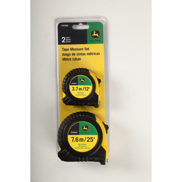 John Deere 2-piece Tape Measure Set - TY27000