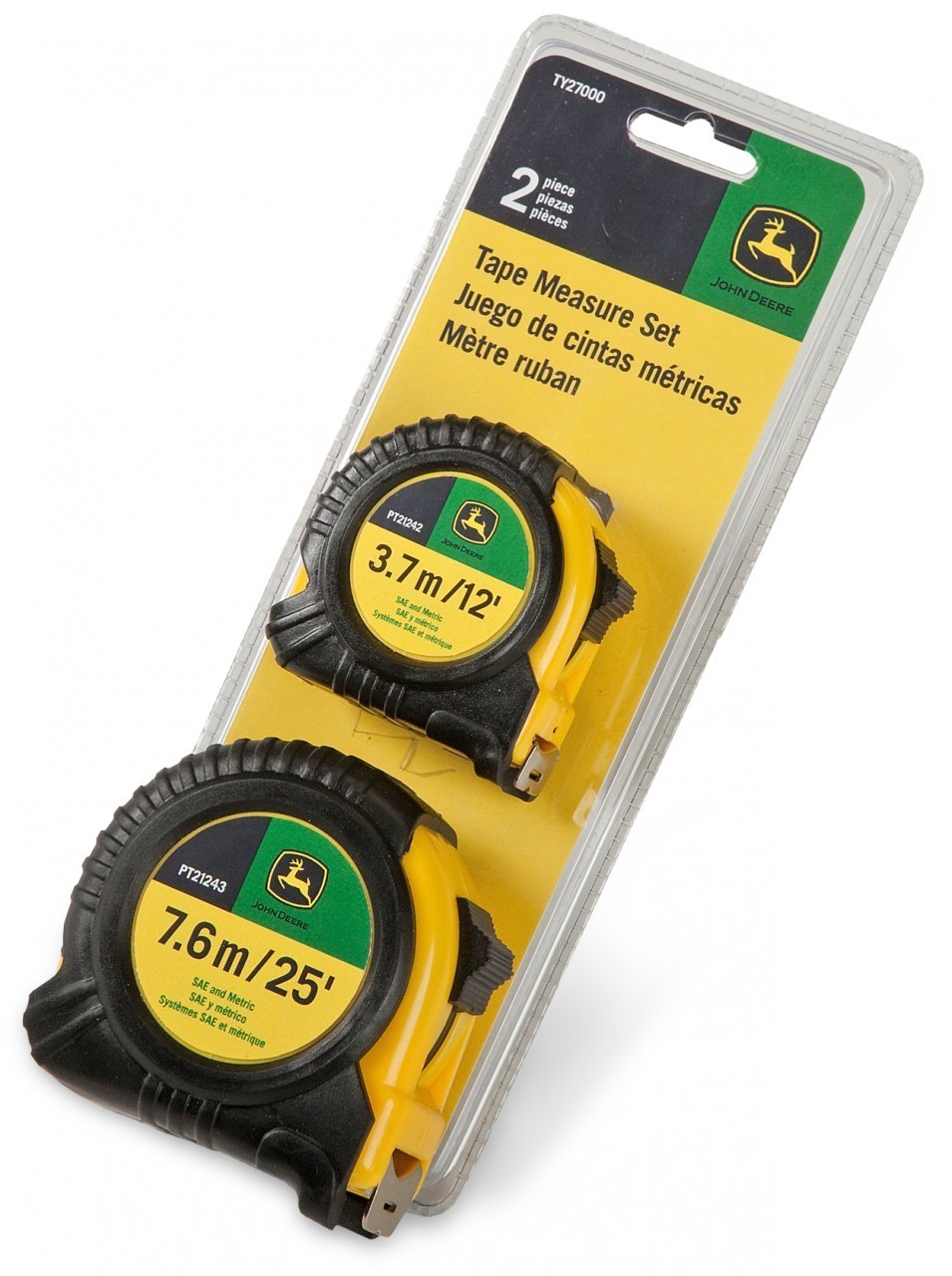 John Deere 2-Piece Tape Measure Set (TY27000)