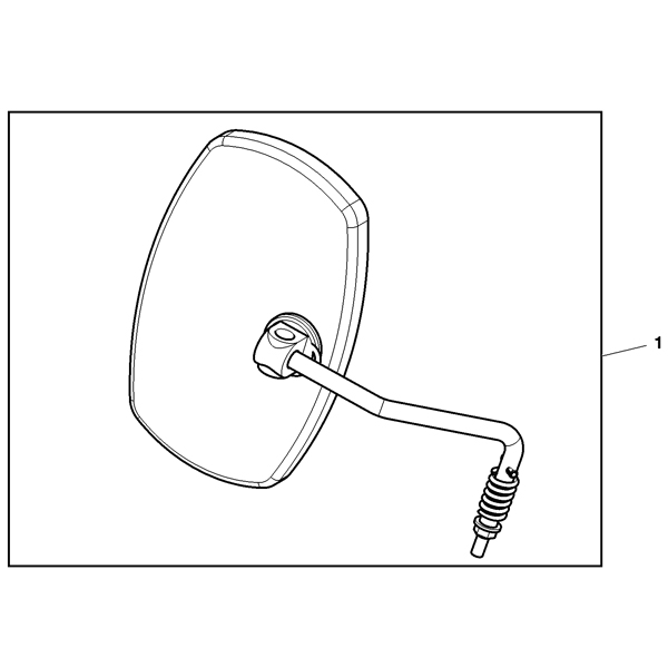 ... Model HPX Gator > John Deere Side Mirror Kit - Deluxe Cab - BM23508